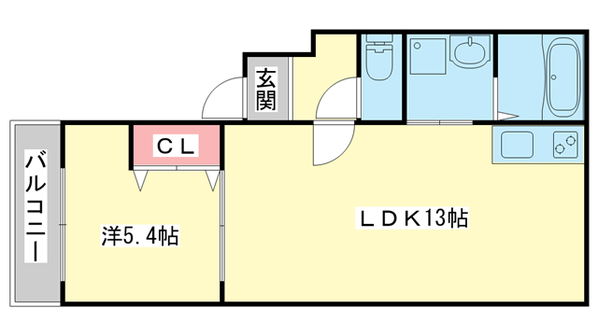 仮称フジパレス桜井四丁目A棟の物件間取画像